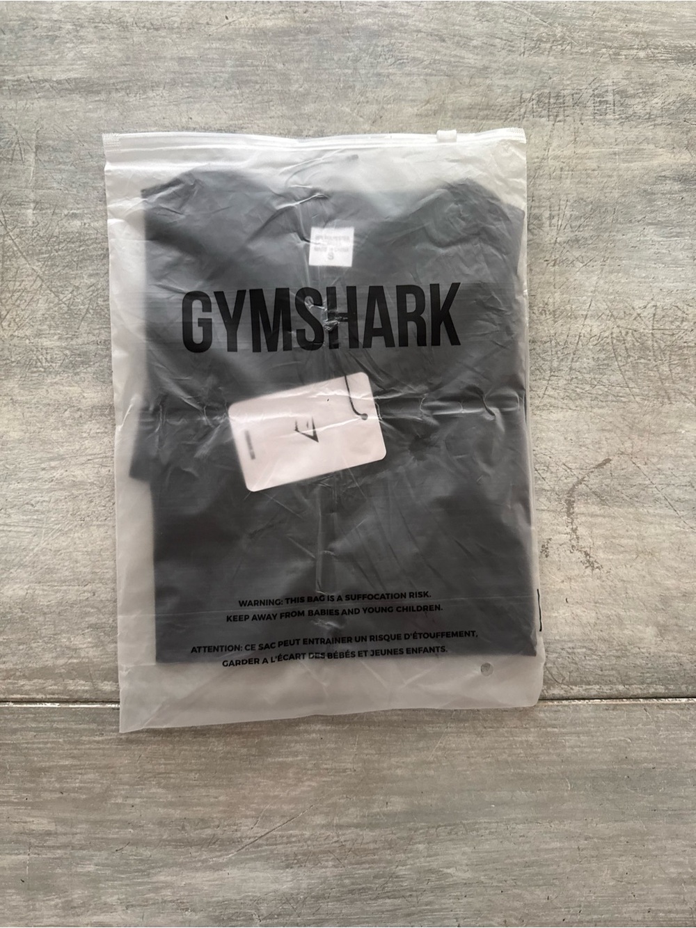Gymshark Black Compression Tee with Logo - Picture 3 of 3